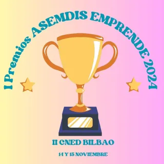 Cartel de los I Premios ASEMDIS EMPRENDE 2024